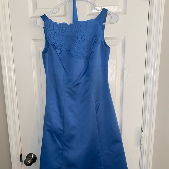 David’s bridal size #2 dress, light blue - Picture 2 of 5